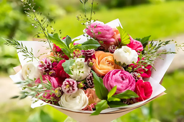 Eternal Charm – Mixed Roses Bouquet